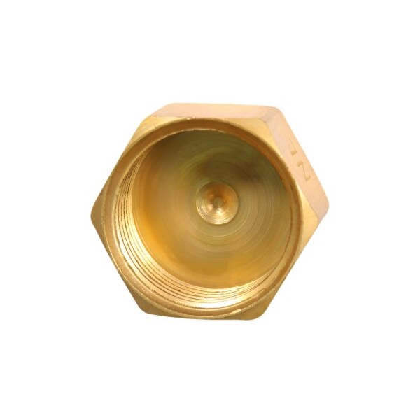 5/8 O.D. COMP Plug Pipe Fitting; Lead Free Brass